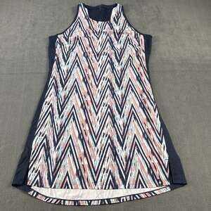 Smartwool Womens Sleeveless Multicolor Merino Wool Blend Dress Zipper Size L